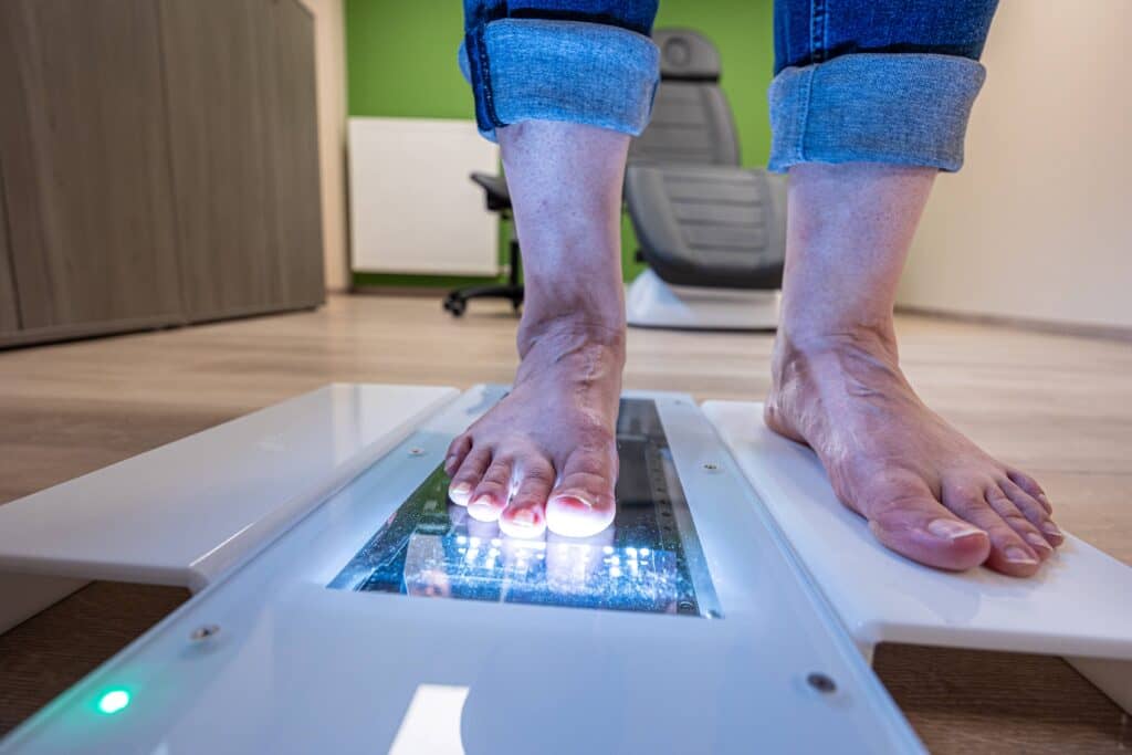 Voetmeting met 3D-scanner